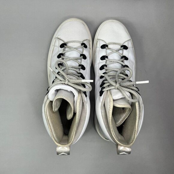 Puma Men's Size 10 The Ren Boot White Leather High Top Sneakers - Picture 8 of 12